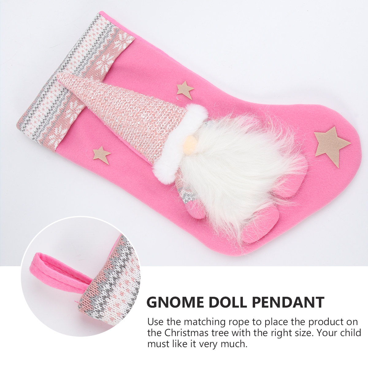1Pcs Christmas Stocking Hangin - Christmas Stocking Hanging ulasan dan harga