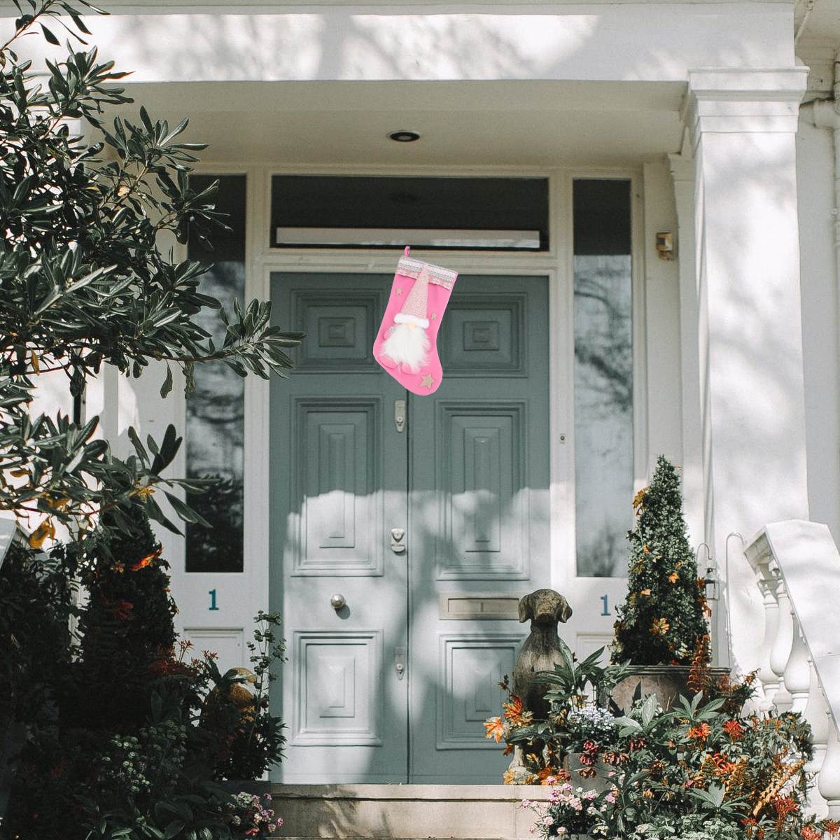 1Pcs Christmas Stocking Hangin - Christmas Stocking Hanging ulasan dan harga