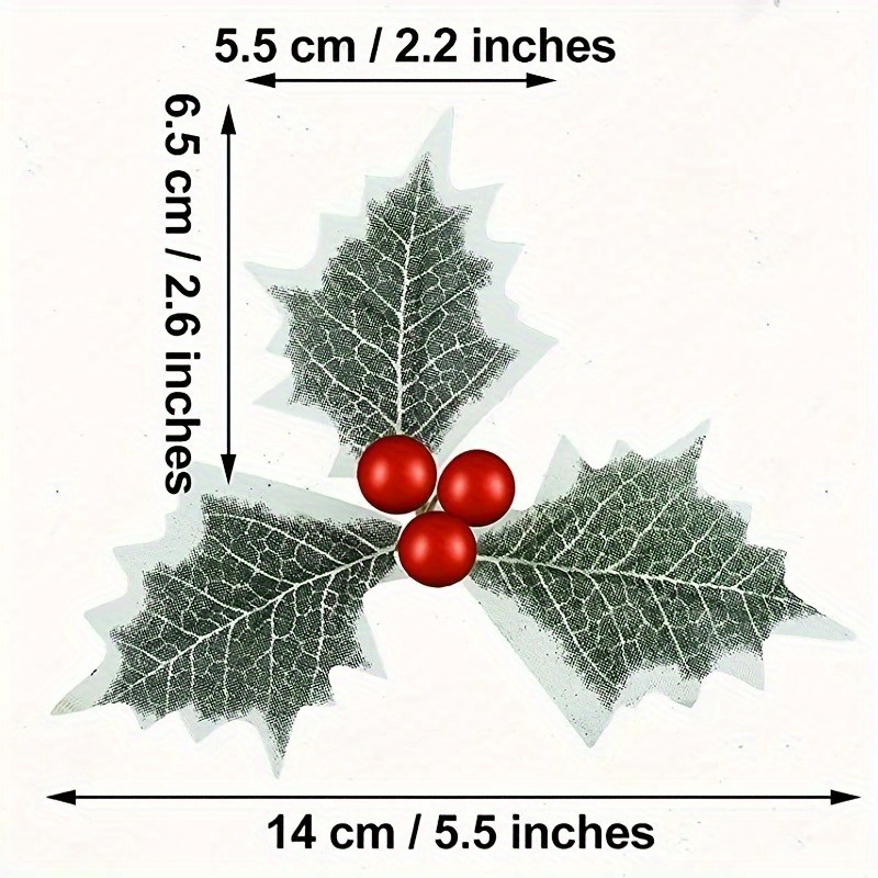 10 Pcs Artificial Holly Berrie - Christmas Wreath Fake ulasan dan harga