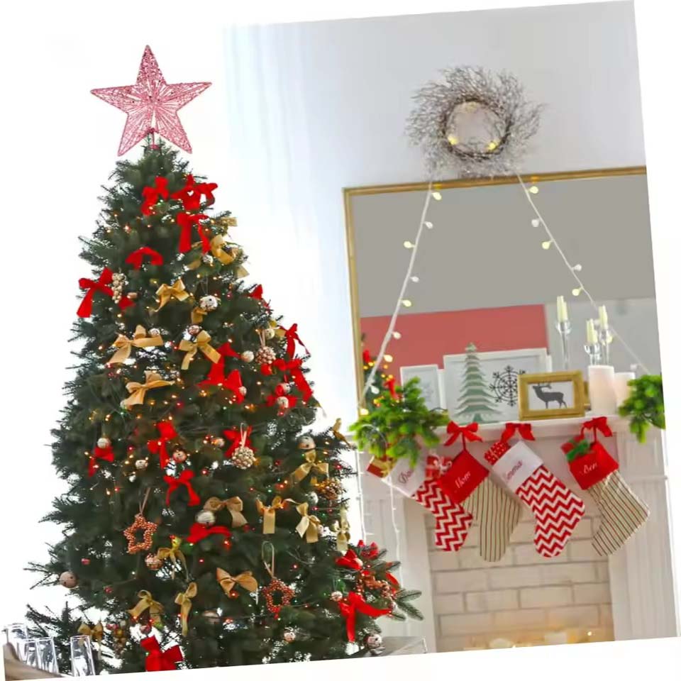 Christmas Pentagon Top Star Tr - Star Tree Topper ulasan dan harga
