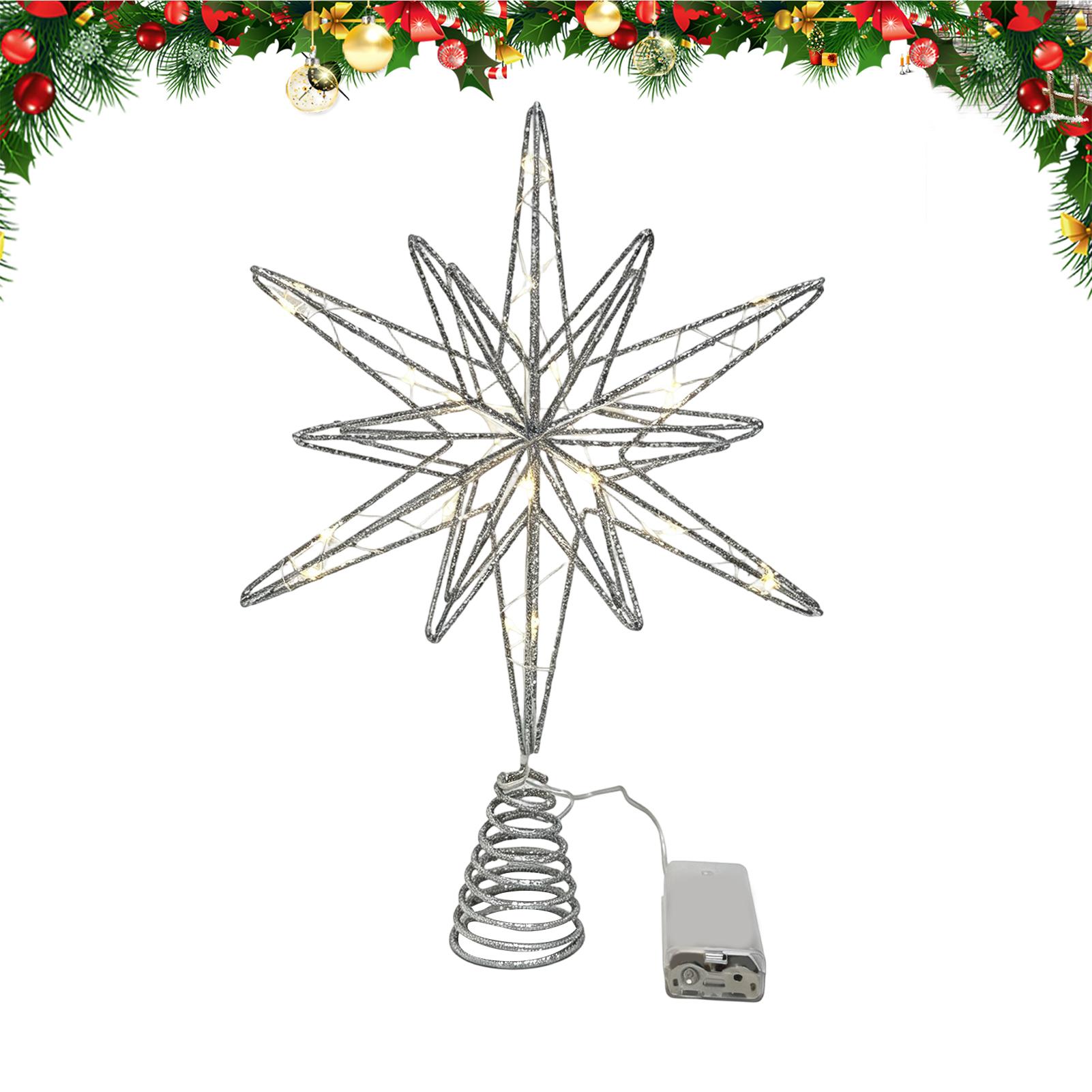 Star Tree Topper Lighted Chris - Star Tree Topper ulasan dan harga