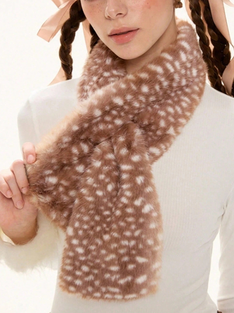 Winter Harajuku Elk Plush Scar - Reindeer Antlers Headband ulasan dan harga