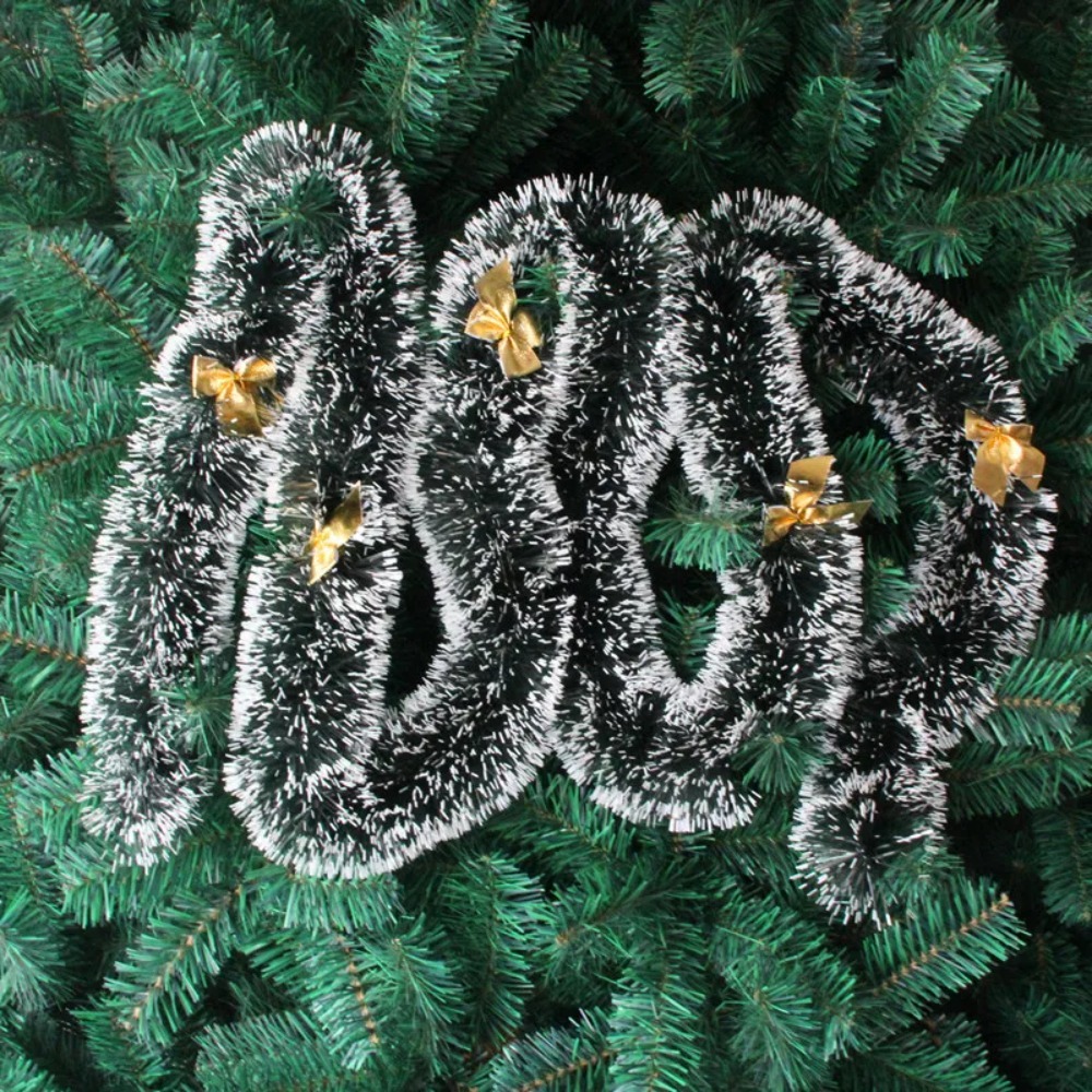 Christmas Tinsel Garland Artif - Led Fairy String Lights ulasan dan harga