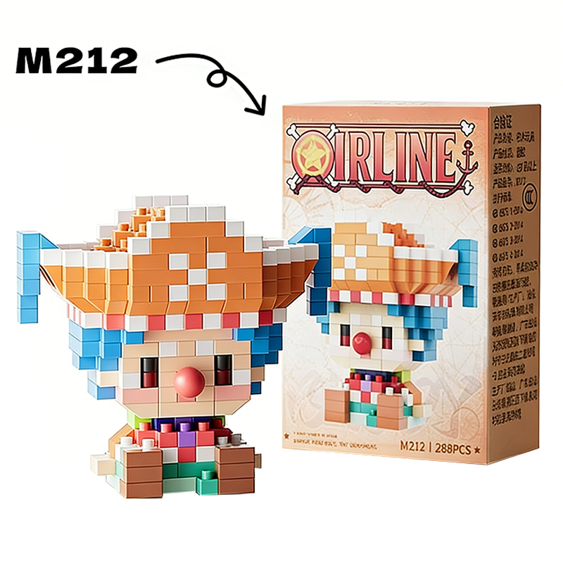 Anime Character Model Luffy 3D - Lego Set Technic ulasan dan harga