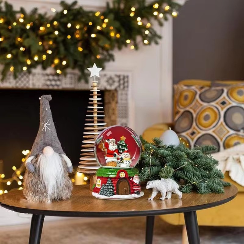 Fantasy LED Christmas Musical  - Snow Globe Musical ulasan dan harga