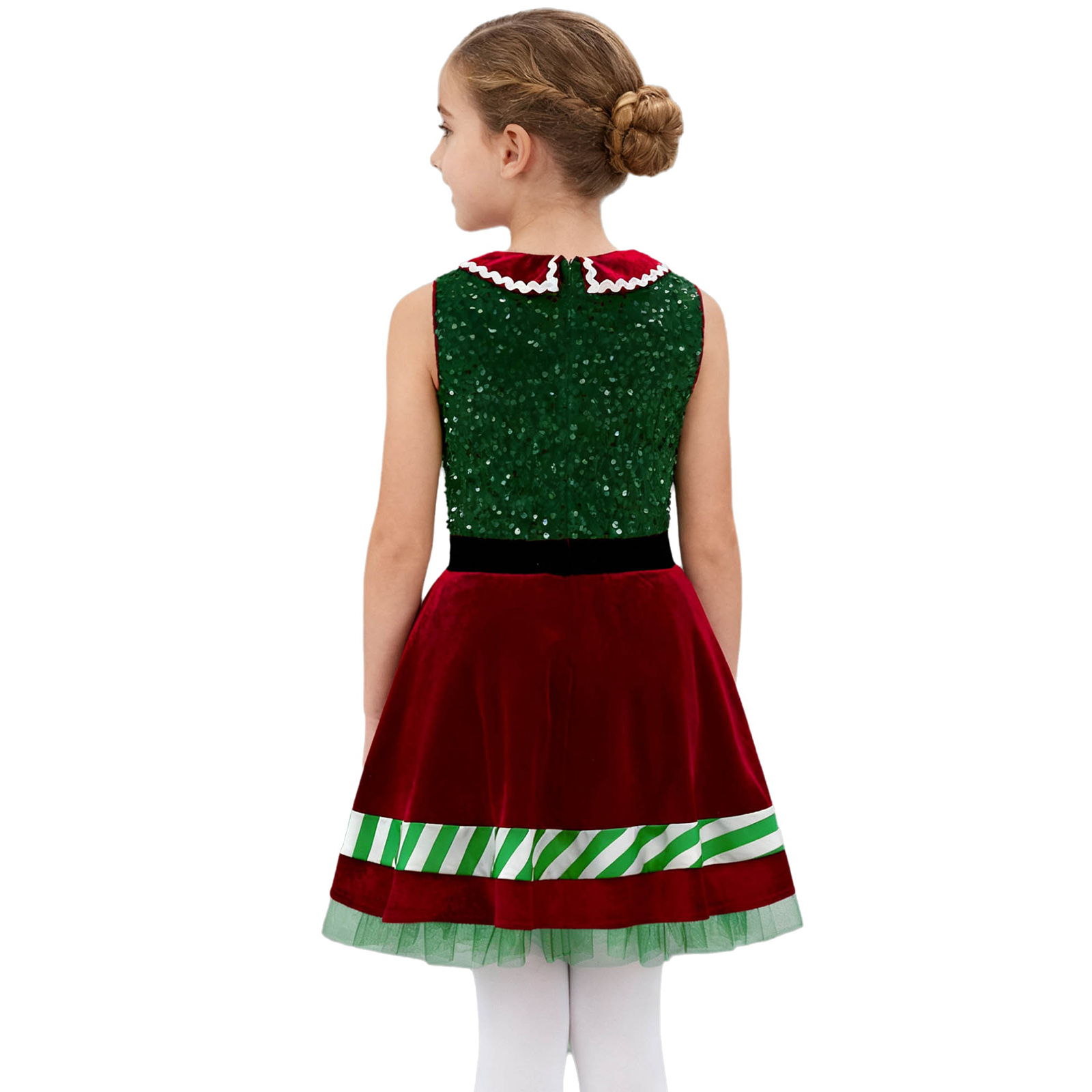 Kids Girls Christmas Party Dre - Elf Costume Christmas ulasan dan harga