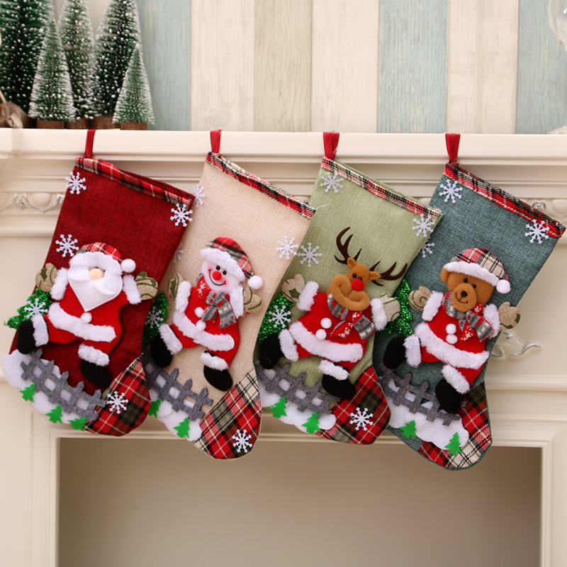 31cm Large Christmas Stockings - Christmas Stocking Hanging ulasan dan harga