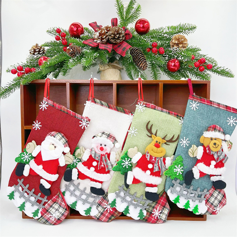 31cm Large Christmas Stockings - Christmas Stocking Hanging ulasan dan harga