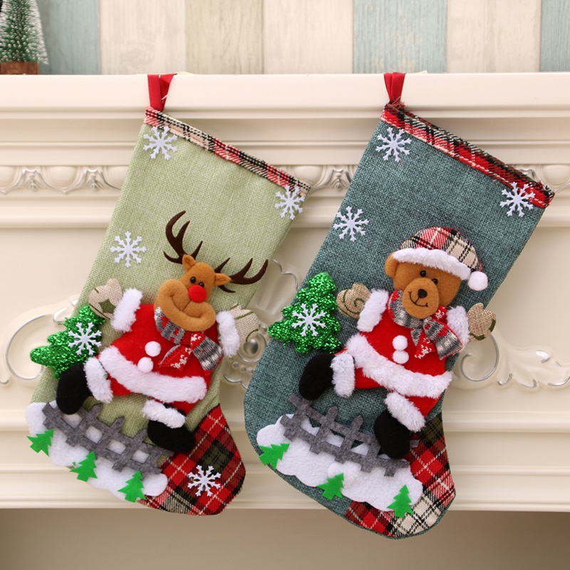31cm Large Christmas Stockings - Christmas Stocking Hanging ulasan dan harga