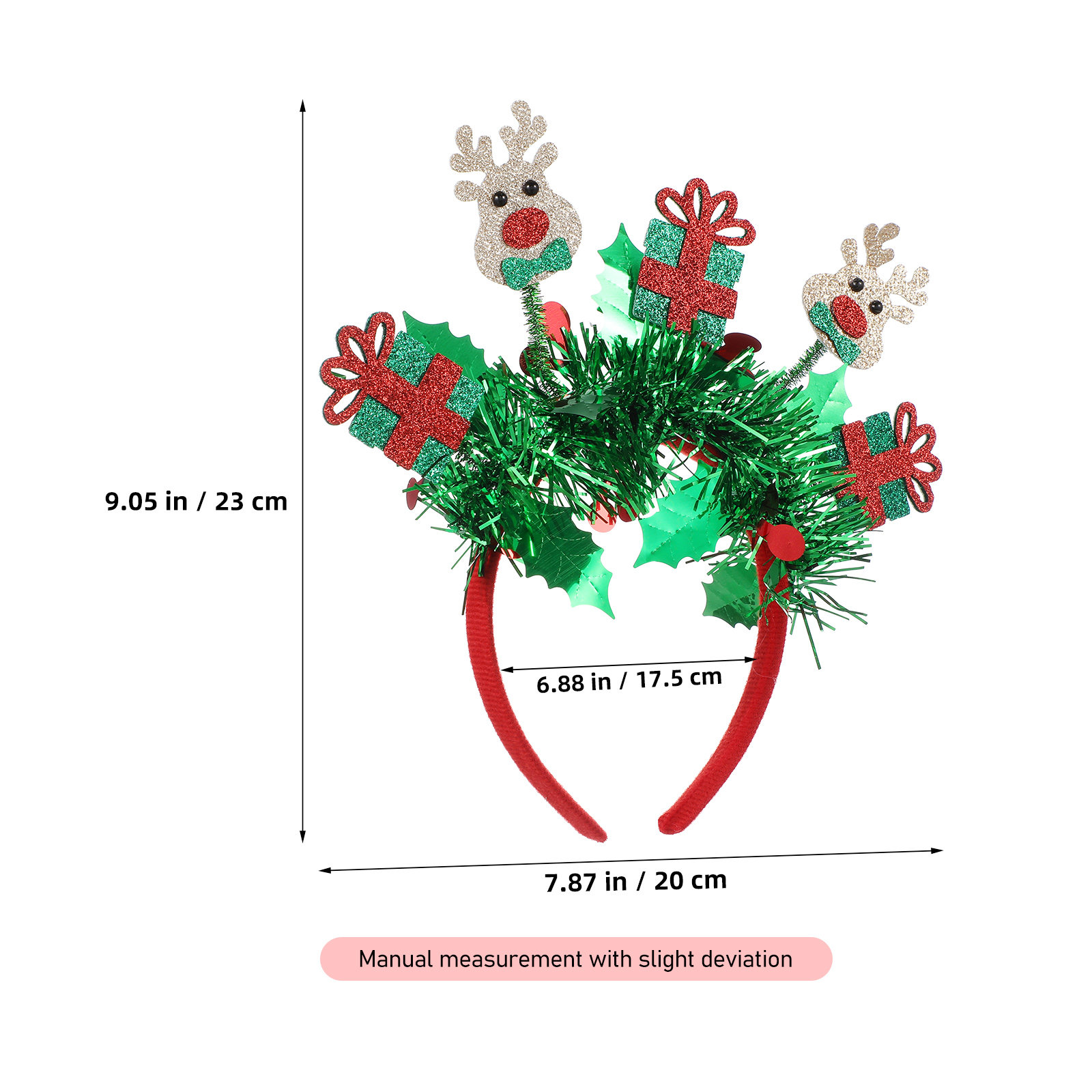 4Pcs Christmas Headband Reinde - Reindeer Antlers Headband ulasan dan harga
