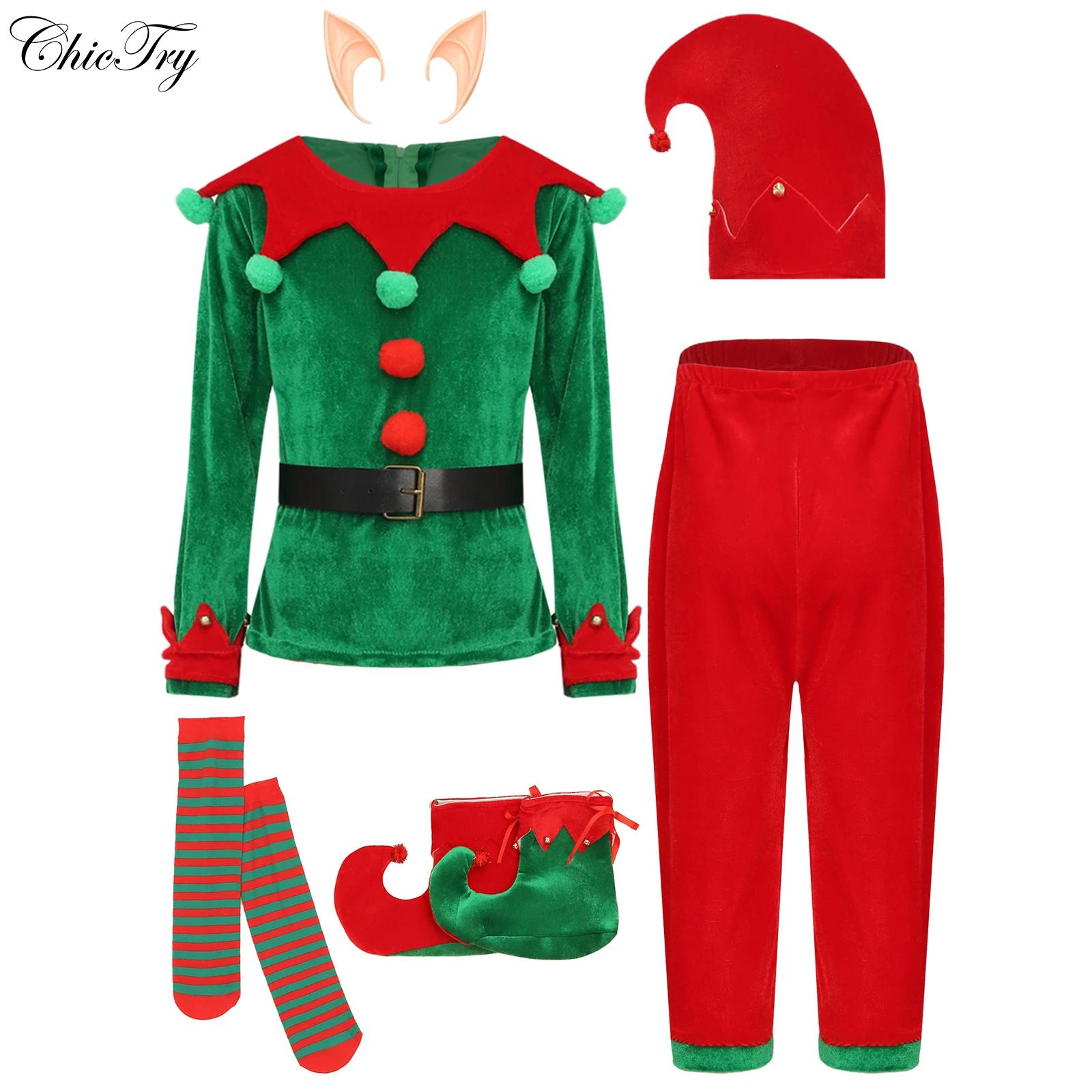 Girls Christmas Elf Costume Xm - Elf Costume Christmas ulasan dan harga