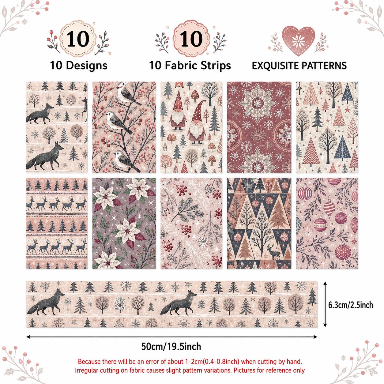 10pcs Christmas Pattern Jelly  - Christmas Table Runner ulasan dan harga