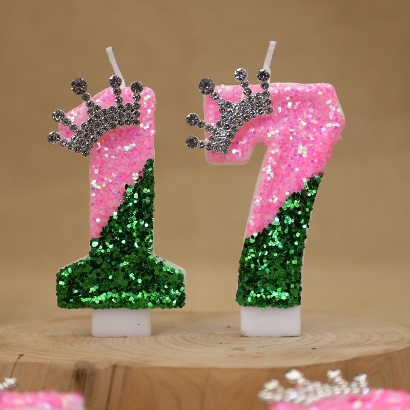 Sparkling Light Green Princess - Holiday Candle Set ulasan dan harga