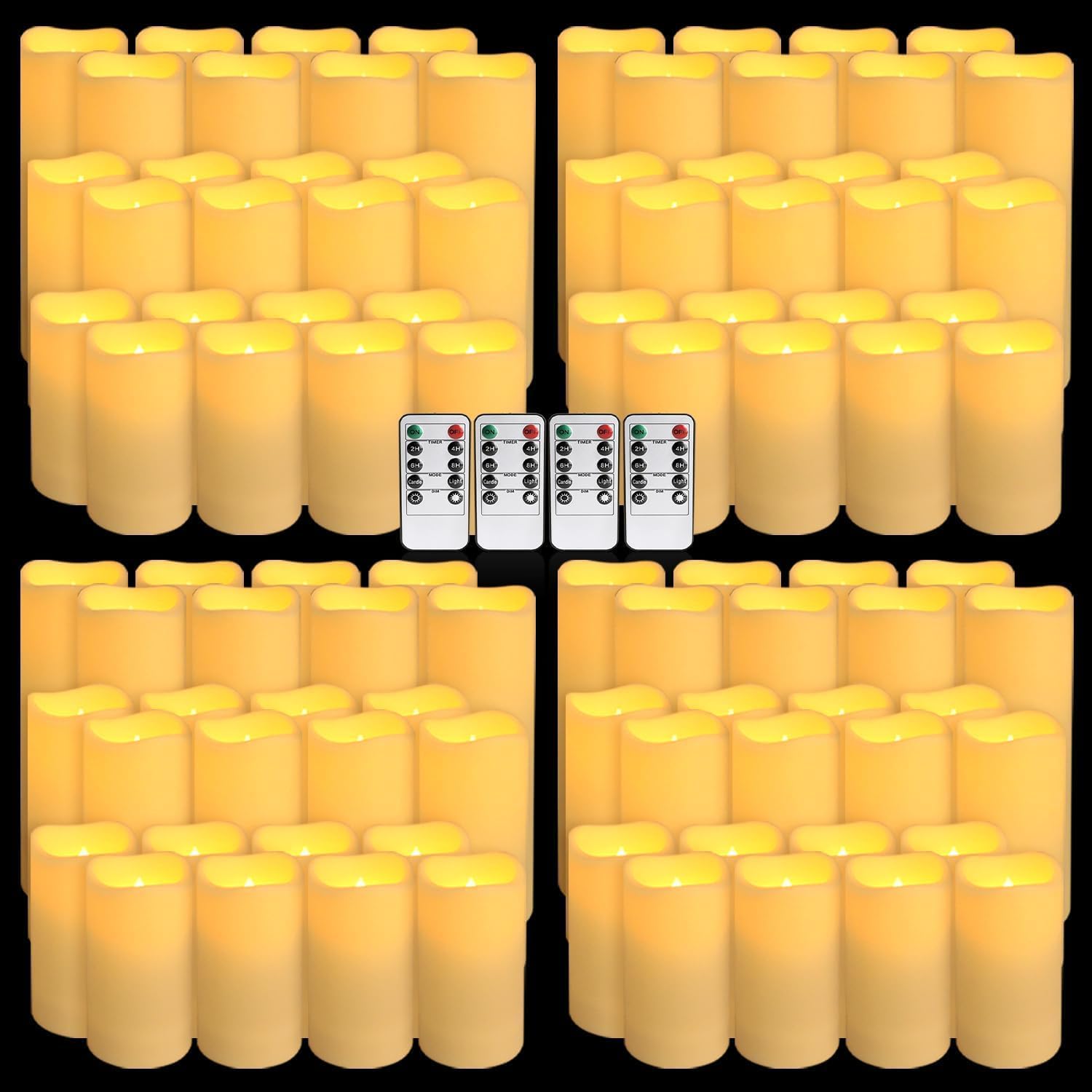 Set of 96 Waterproof Outdoor F - Holiday Candle Set ulasan dan harga